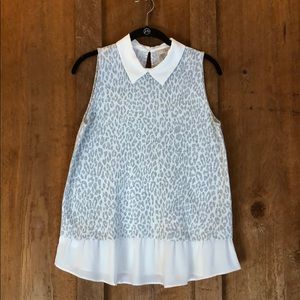 Loft leopard print tank